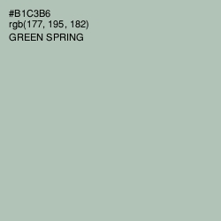 #B1C3B6 - Green Spring Color Image